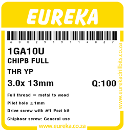 1GA10 - Chipboard Screw -1GA10_Label_T